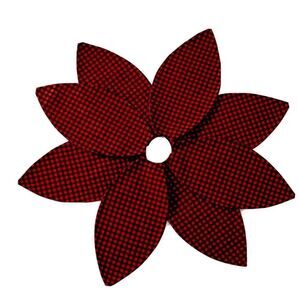 Christmas Tree Skirt (poinsettia) New and only open for photos